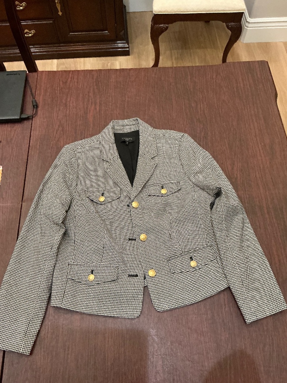 Talbots Houndstooth Jacket